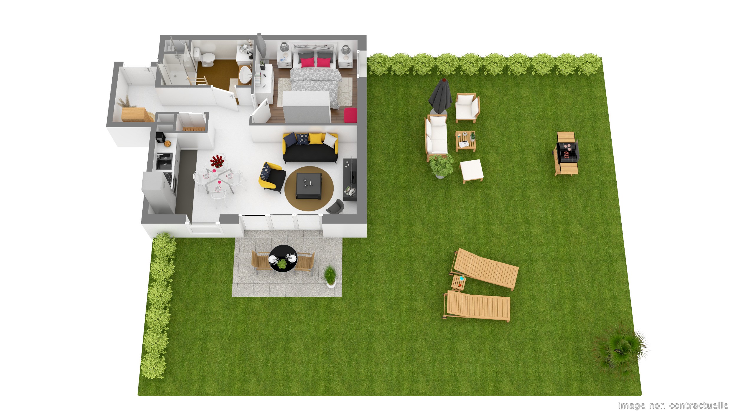 
																			3 pièces - 
																		1er étage - 63m² - 726,79 € - Photo #5