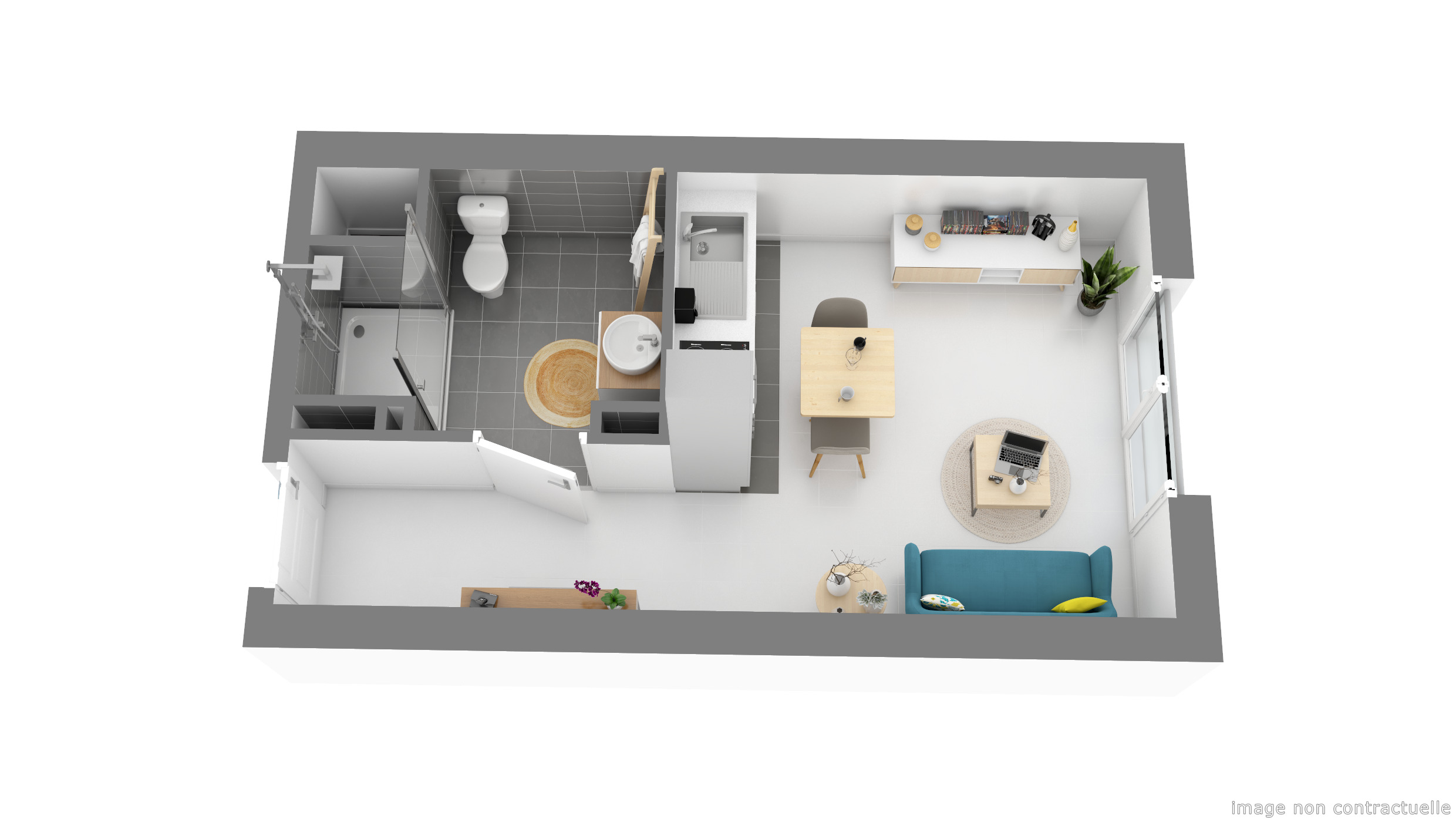 
																			4 pièces - 
																		4ème étage - 95m² - 1 468,88 € - Photo #5