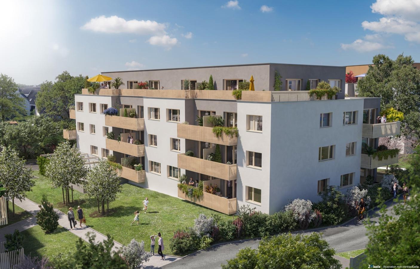 
																																							3 pièces - 
																																						2ème étage - 71m² - 790,41 € - Photo #3